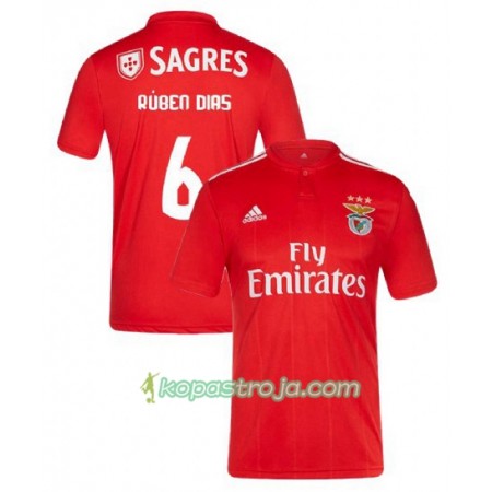 Billiga Fotbollströjor Benfica Ruben Dias 6 Hemma tröja 2018/19 Kortärmad